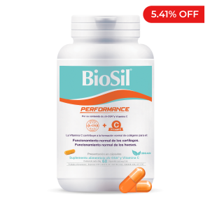 BioSil Performance – Único Generador Avanzado de Colágeno con ch-OSA + Vitamina C | 60 cápsulas