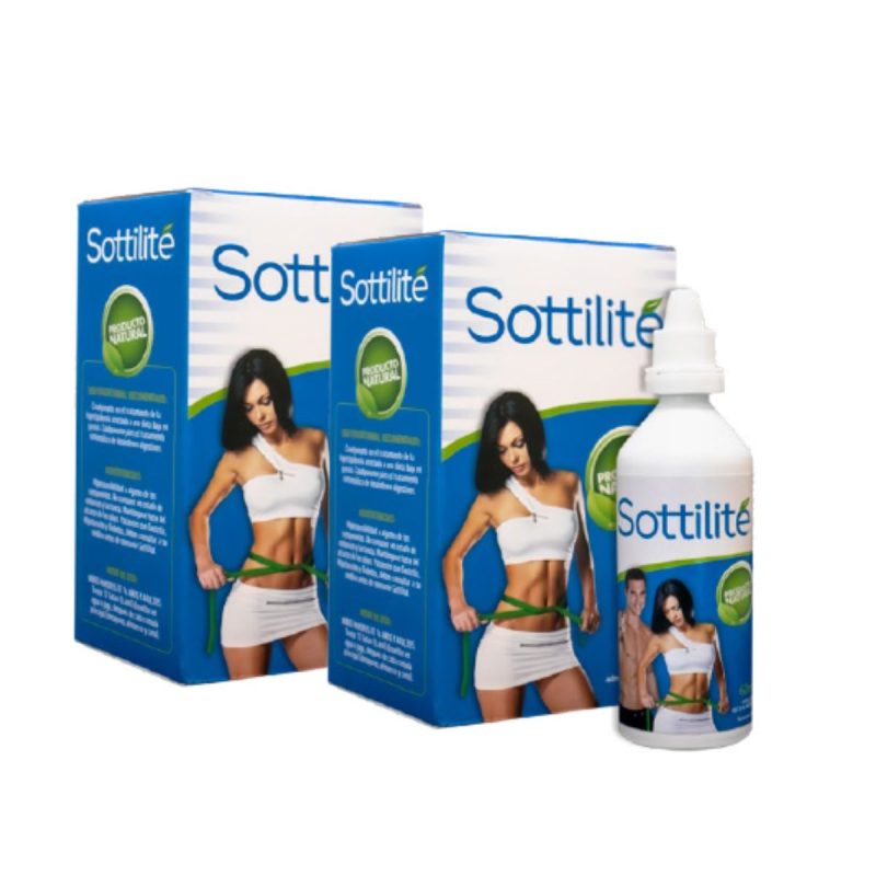 Pack 2 frascos Sottilité Gotas Adelgazantes 60ml