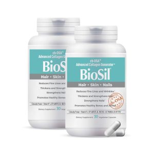 BioSil – Único Generador Avanzado de Colágeno con ch-OSA 30 cápsulas | Pack x 2