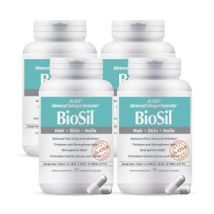 BioSil – Único Generador Avanzado de Colágeno con ch-OSA 30 cápsulas | Pack x 4